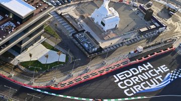 Circuito de Jeddah, donde se realiza el Gran Premio de Fórmula 1 de Arabia Saudí.