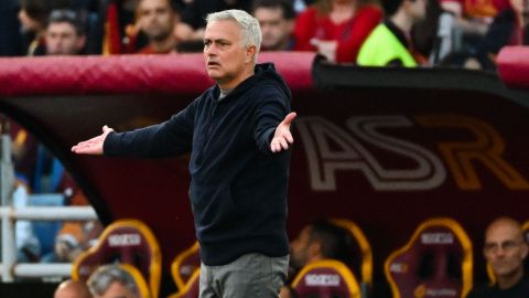 Mourinho está en su segunda temporada en la Roma.