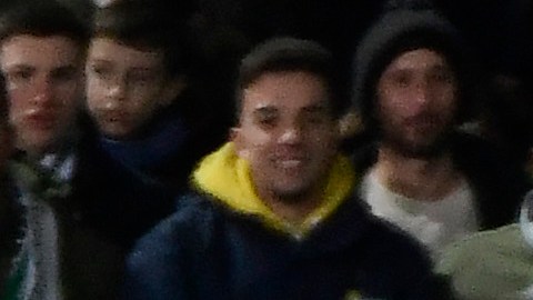 Rodrygo Goes celebrando gol con el Real Madrid.