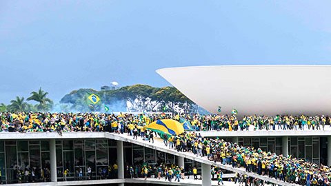 VIDEO: Simpatizantes de Jair Bolsonaro invaden Congreso de Brasil en manifestación contra Lula da Silva