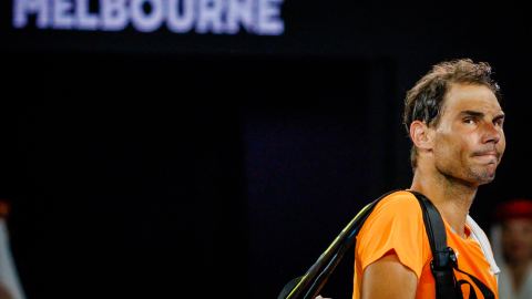 Rafael Nadal se despidió de Melbourne.