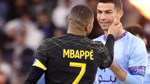 Kylian Mbappe y Cristiano Ronaldo.