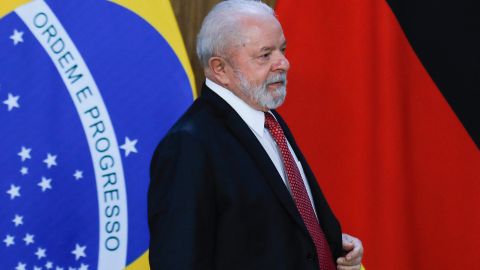 Luiz Inácio Lula da Silva, presidente de Brasil.