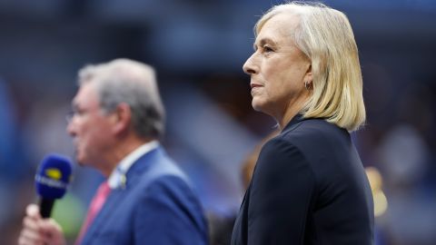 Martina Navratilova.