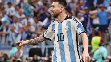 Lionel Messi durante la final del Mundial de Qatar 2022 con Argentina.