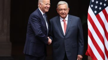 Los presidentes Joe Biden y Andrés Manuel López Obrador.