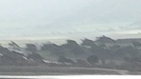 Una casa sumergida por la inundación causada por el río Salinas el 13 de enero de 2023 en California.