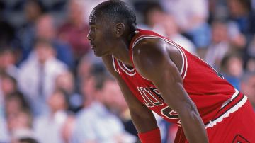 Michael Jordan con Bulls en la NBA.