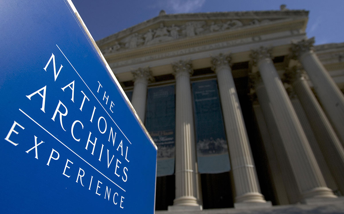 Edificio de los Archivos Nacionales de Estados Unidos en Washington D.C.