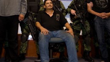 Óscar Nava Valencia, "El Lobo", fue detenido en 2009 por la Marina mexicana.