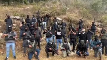 Grupo armado en Chiapas