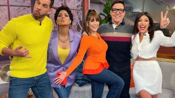 Francisca, Jessi Rodríguez, Jessica del tiempo, Raúl González y Chef Yisus de 'Despierta América'