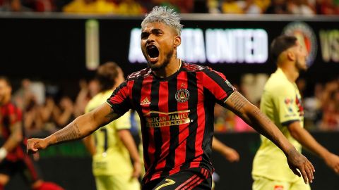 Josef Martínez celebra un gol con el Atlanta United.