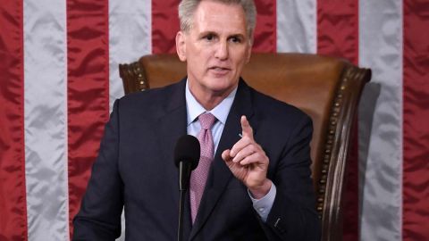 Kevin McCarthy, presidente de la Cámara de Representantes