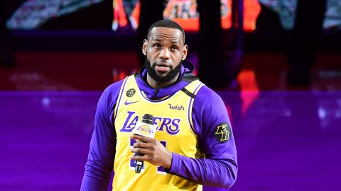 LeBron James jugador de los Lakers.