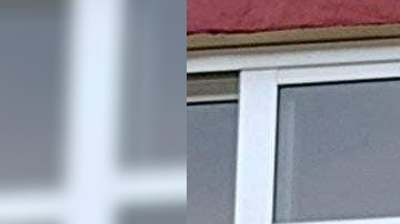 Ventana rota por disparo