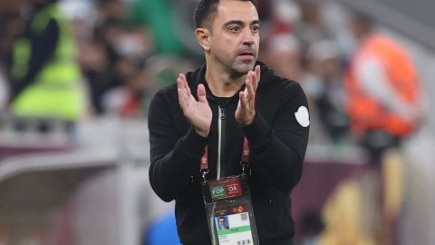 Xavi Hernández DT del FC Barcelona.