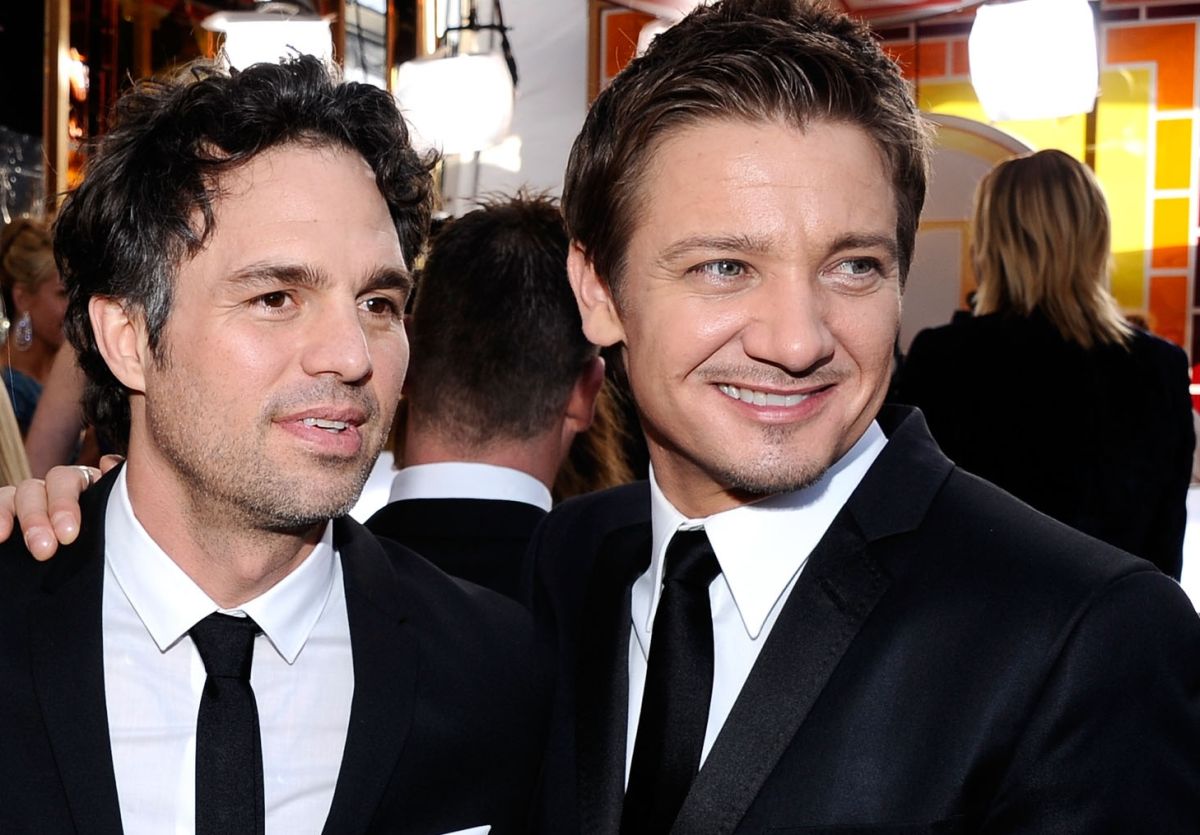 Mark Ruffalo y Jeremy Renner en 2011.