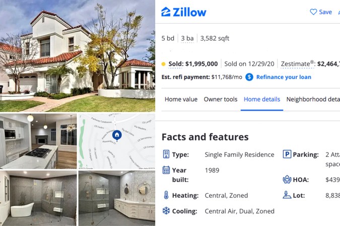 Así luce la casa que Lisa Marie Presley vendió tras el suicidio de su hijo (Zillow)