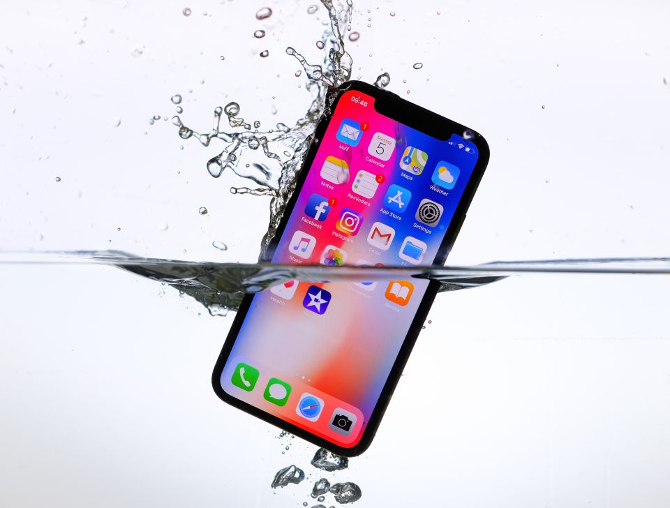 el iphone 11 se puede mojar