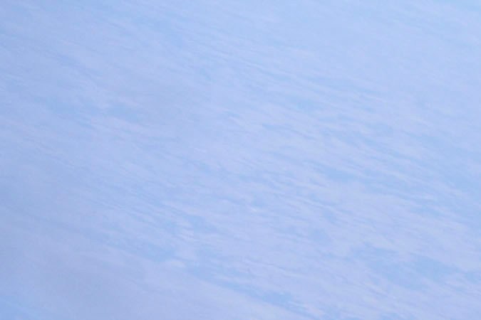 Un piloto de la fuerza aérea de EE.UU. tomó la foto al volar sobre el globo espía chino.