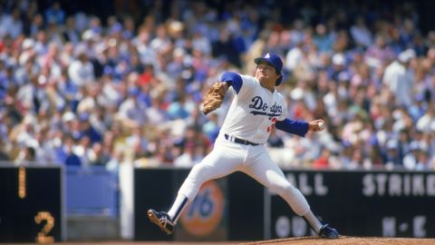 El legendario lanzador mexicano Fernando Valenzuela.
