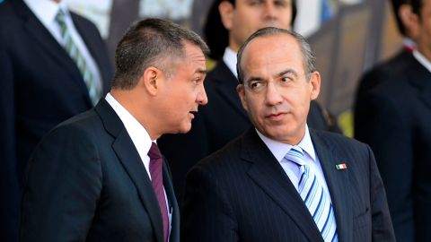 Genaro García Luna y Felipe Calderón