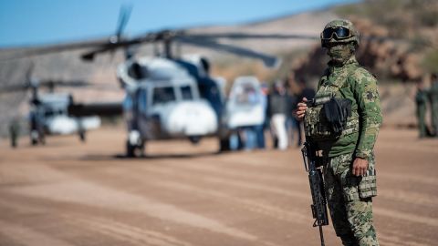 Helicóptero de la Armada Mexicana