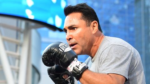 Óscar de la Hoya, leyenda del boxeo y presidente de Golden Boy Promotions.