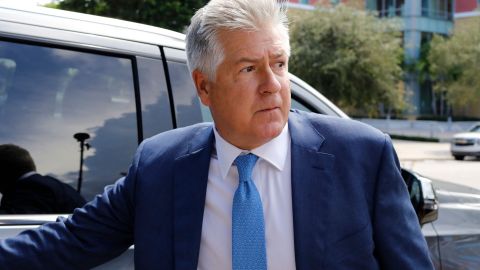 Evan Corcoran, abogado de Trump, en el Palacio de Justicia Federal de Brooklyn. el 1 de septiembre de 2022.