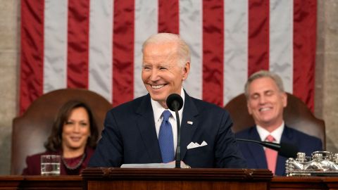 El presidente Joe Biden pronunció el discurso del Estado de la Unión el 7 de febrero de 2023.