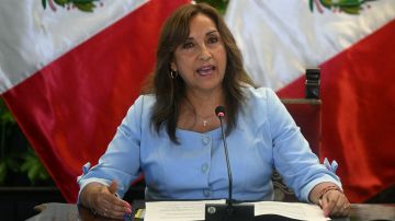 La presidenta de Perú Dina Boluarte.