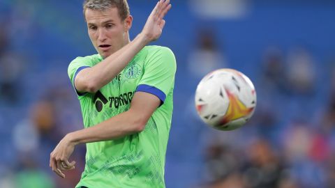 Jakub Jankto, con la camiseta del Getafe.