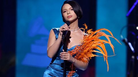 Ángela Aguilar sale a defender a Yuridia | Rich Polk/Getty Images for The Latin Recording Academy.