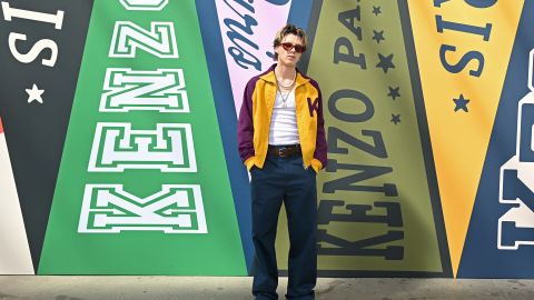 PARIS, FRANCE - JUNE 26: (EDITORIAL USE ONLY - For Non-Editorial use please seek approval from Fashion House) Cruz Beckham attends the Kenzo Menswear Spring Summer 2023 show as part of Paris Fashion Week on June 26, 2022 in Paris, France. (Photo by Pascal Le Segretain/Getty Images)