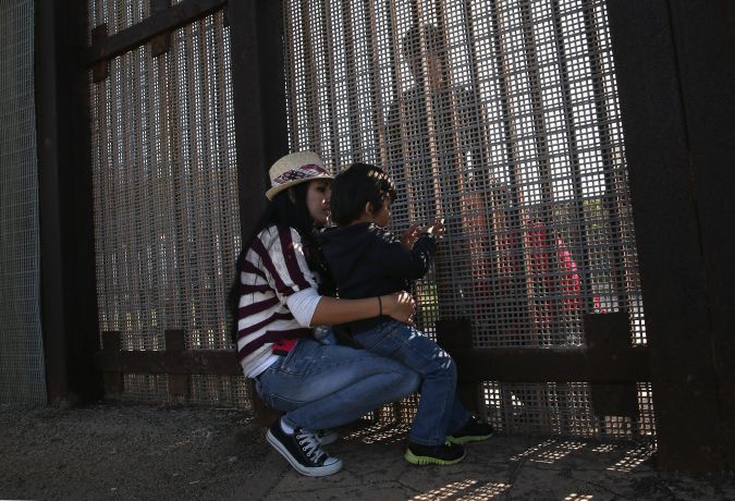 El Parque de la Amistad facilitaba la comunicación de familias de EE.UU. y México.