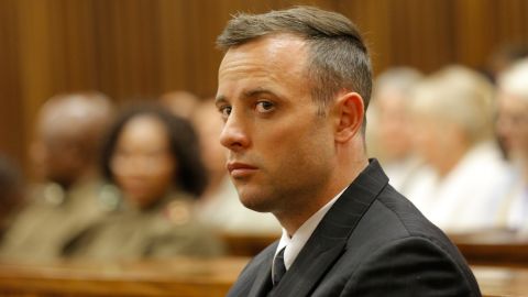 Oscar Pistorius en la corte en 2015.