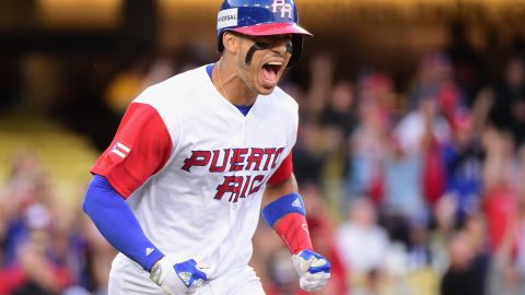 Carlos Correa con Puerto Rico en el Clásico Mundial 2017.