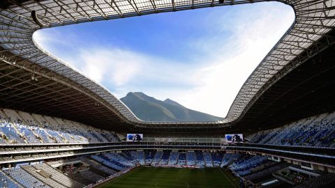 Estadio BBVA de Monterrey, conocido como 'el gigante de acero' y reconocido como los más modernos de América Latina.