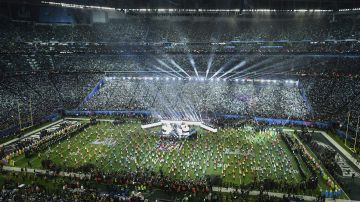 Show de medio tiempo del Super Bowl LII en 2018.