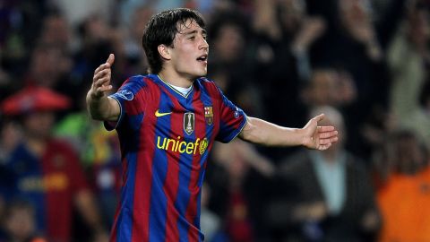 Bojan Krkic en Barcelona.