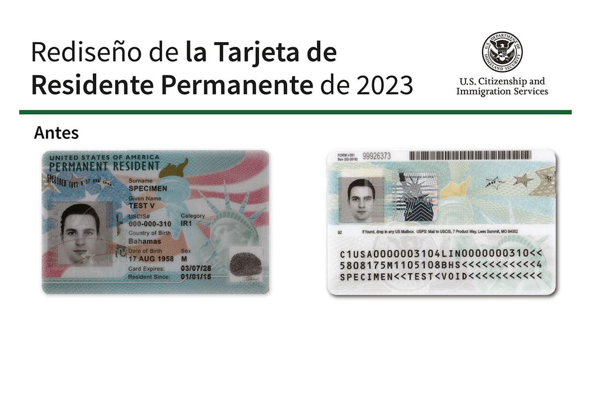 Conoce Los Cambios Del Nuevo Diseño De La Green Card 2023 - La Opinión