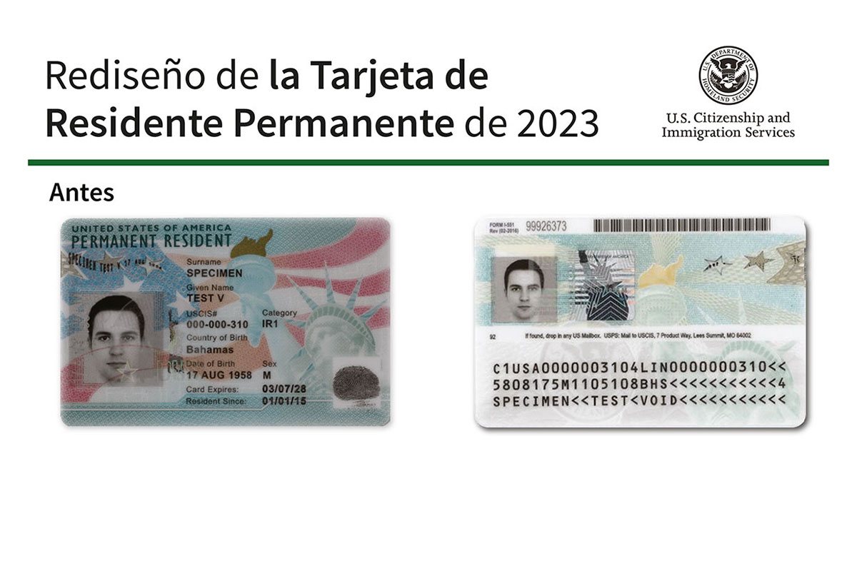 Conoce los cambios del nuevo diseño de la Green Card 2023 La Opinión