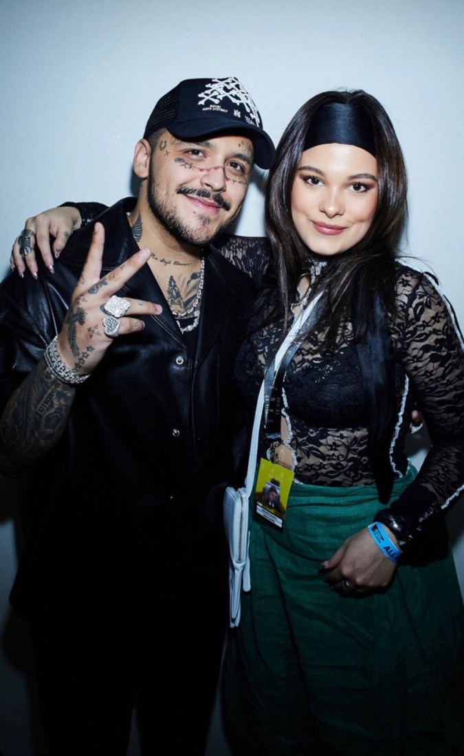 Christian Nodal con Manuela, la hija de Alejandro Sanz