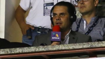 Christian Martinoli, periodista deportivo mexicano de TV Azteca.