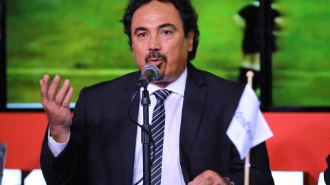 Hugo Sánchez, ex futbolista y técnico mexicano.