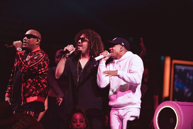 Maffio con Gente de Zona en los ensayos de Premio Lo Nuestro 2023