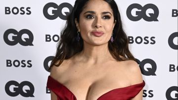 Salma Hayek, actriz mexicana de Hollywood, en los GQ Men Of The Year Awards 2022.
