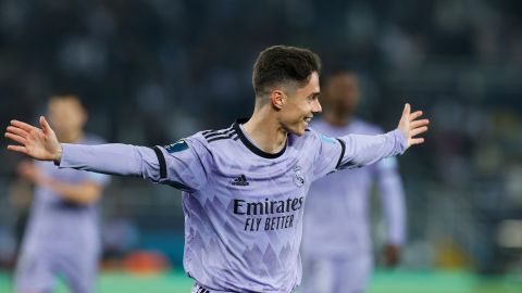 Sergio Arribas, joven promesa del Real Madrid que marcó en el Mundial de Clubes 2023.