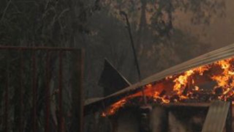 Santa Juana, Concepción, ha sido una de las localidades más afectadas por los incendios.